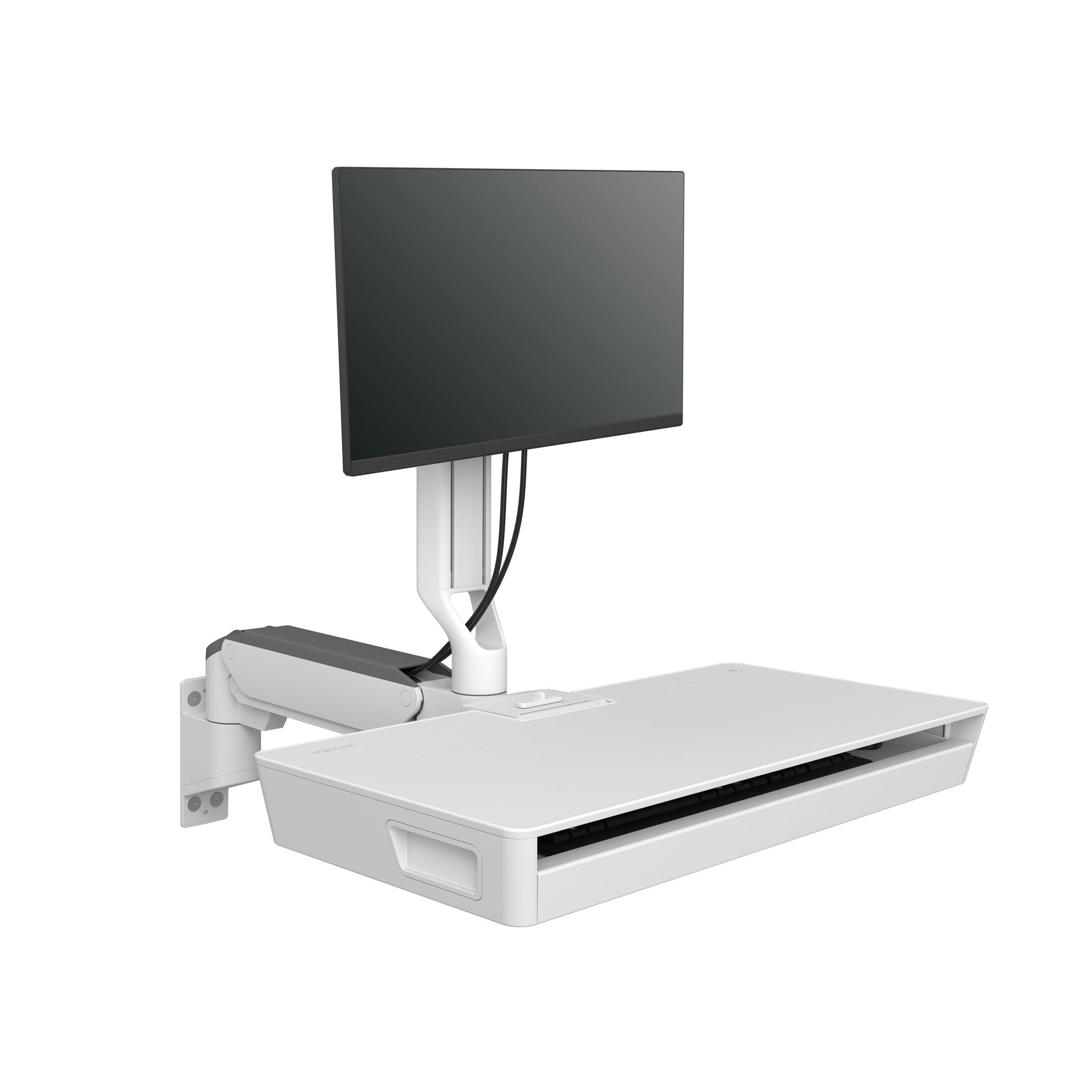 CareFit Combo Arm with Worksurface Snow CareFit Combo Arm with Worksurface Snow